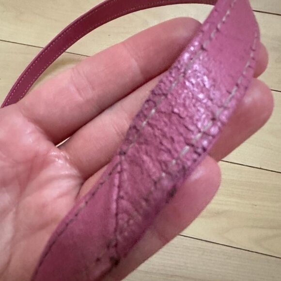 Vintage Wilsons Leather Maxima Shoulder Bag – 90s Hot Pink Leather – Rare Find - Picture 8 of 8